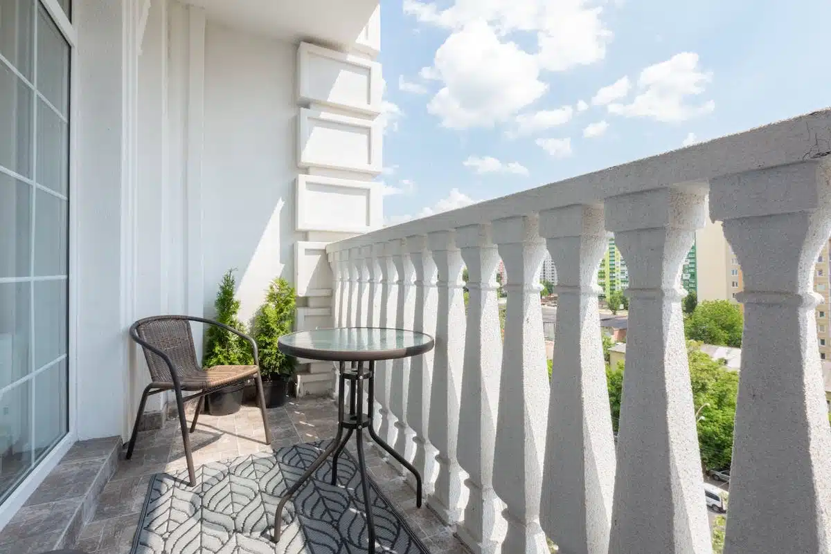 aménagement  balcon