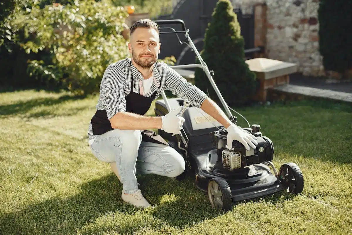 tondeuse jardinage
