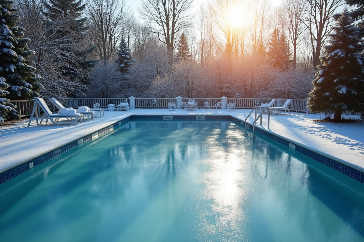 piscine hiver